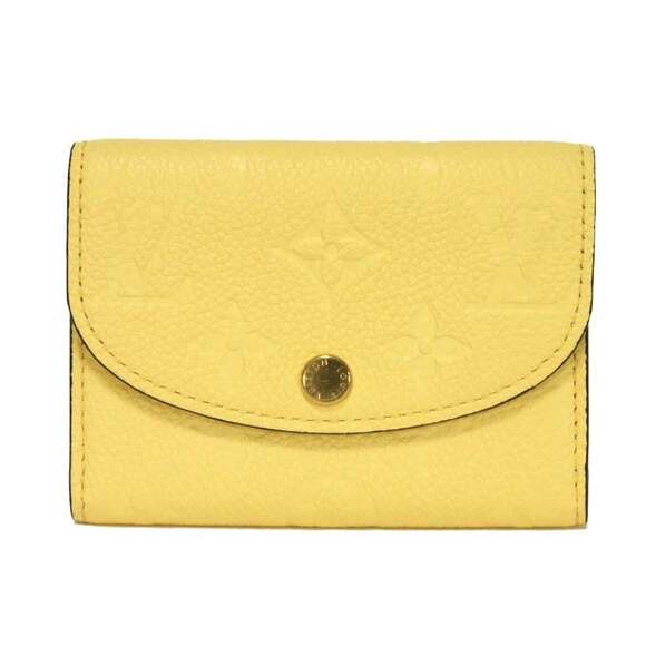 Louis Vuitton Porte Monnaie Rosalie Bifold Wallet with LV Flower Embossing R...